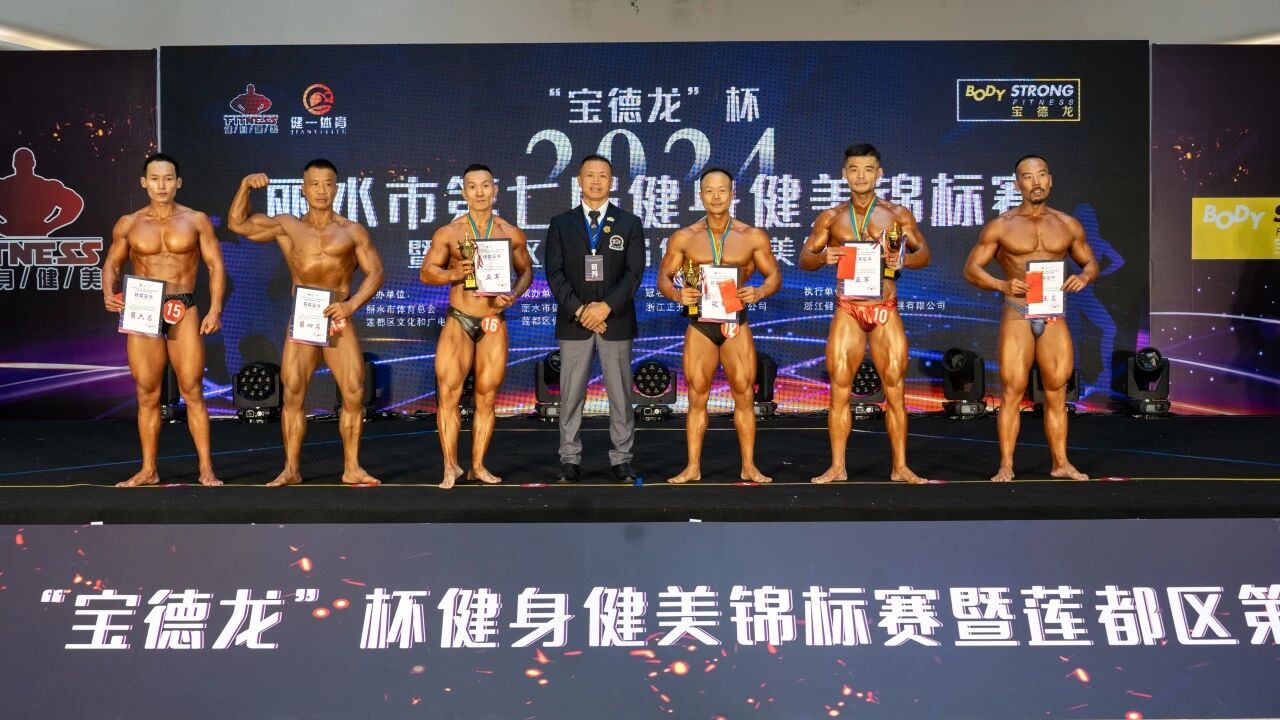2024丽水市第七届“宝德龙”杯健身健美锦标赛暨莲都区第四届健身健美锦标赛